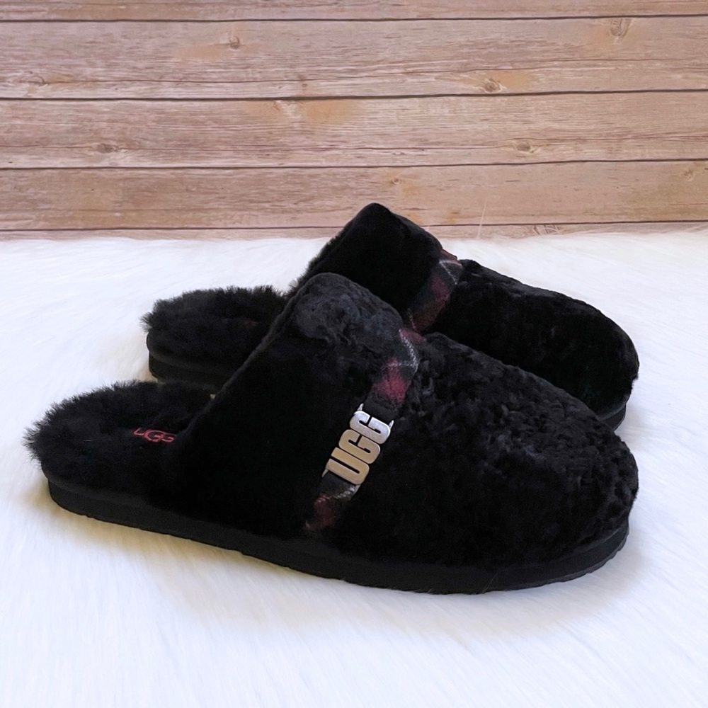UGG Women’s Dalla Plaid Slippers In Black